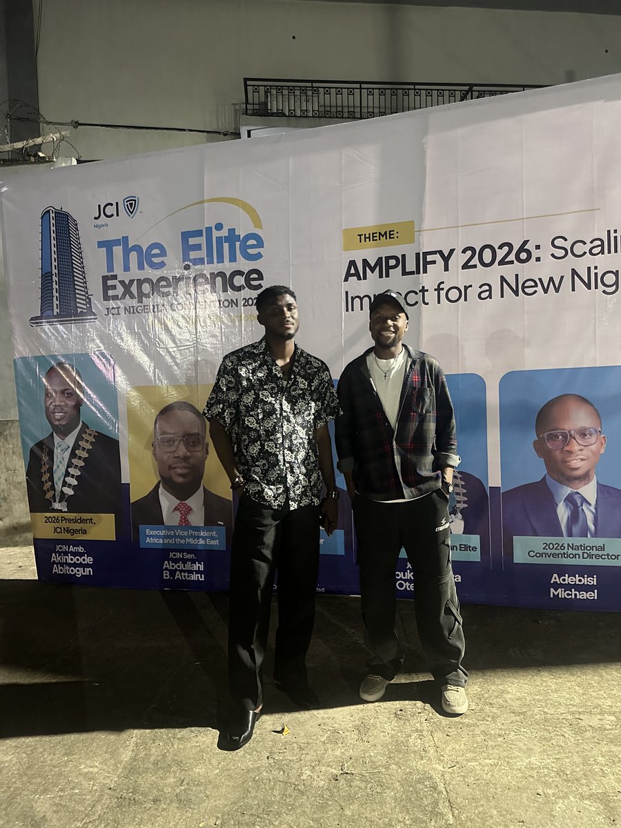 Jci_Adocity's tweet photo. JCI Ado City is represented at JCIN Natcon 2026 in the land of Ibadan.

#JCINigeria
#JCINatCon2026 
#JCIAdocity
#JCI https://t.co/IRVvfL4UGM