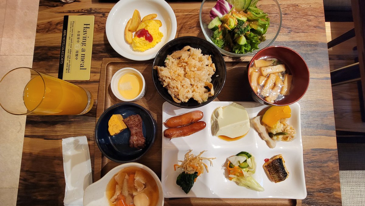 wty00_swim's tweet photo. 朝ごはん🌄🍴 https://t.co/4T8yKPIbDw