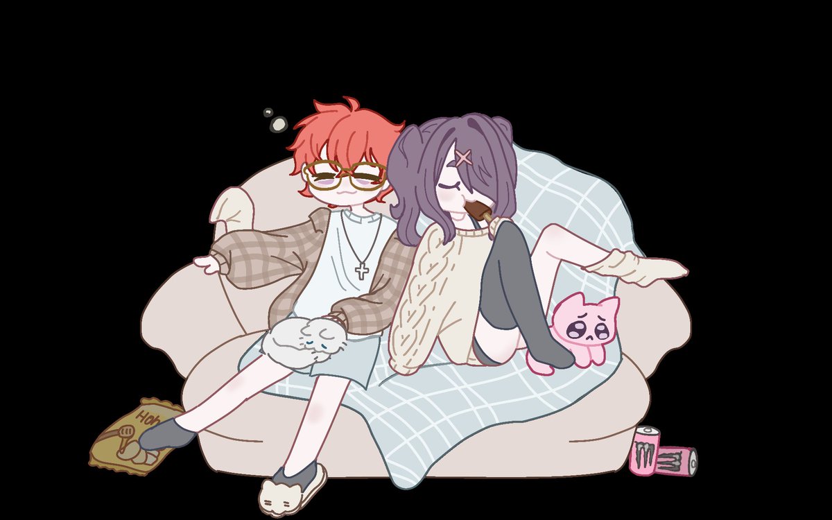 badgirlparadis's tweet photo. Ame and seven from mystic messenger! 
#NEEDY_pic #nsotwt https://t.co/exnbnAgdEq