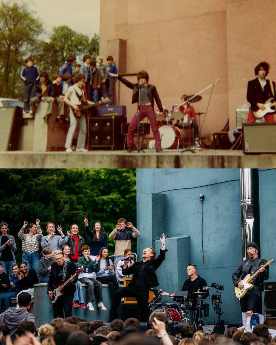 U2's tweet photo. Still at it! Everything’s changed… and nothing’s changed. https://t.co/zUS9aWoZOg