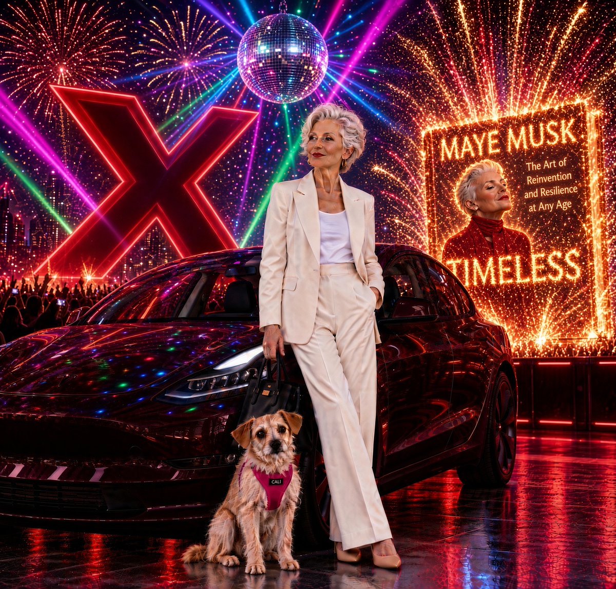 CaliTheFanpage's tweet photo. @mayemusk See you on Saturday 🐶🐾❤️

Can’t wait for Maye Musk’s keynote and meet &amp; greet 😇 https://t.co/lBZbMc30XI