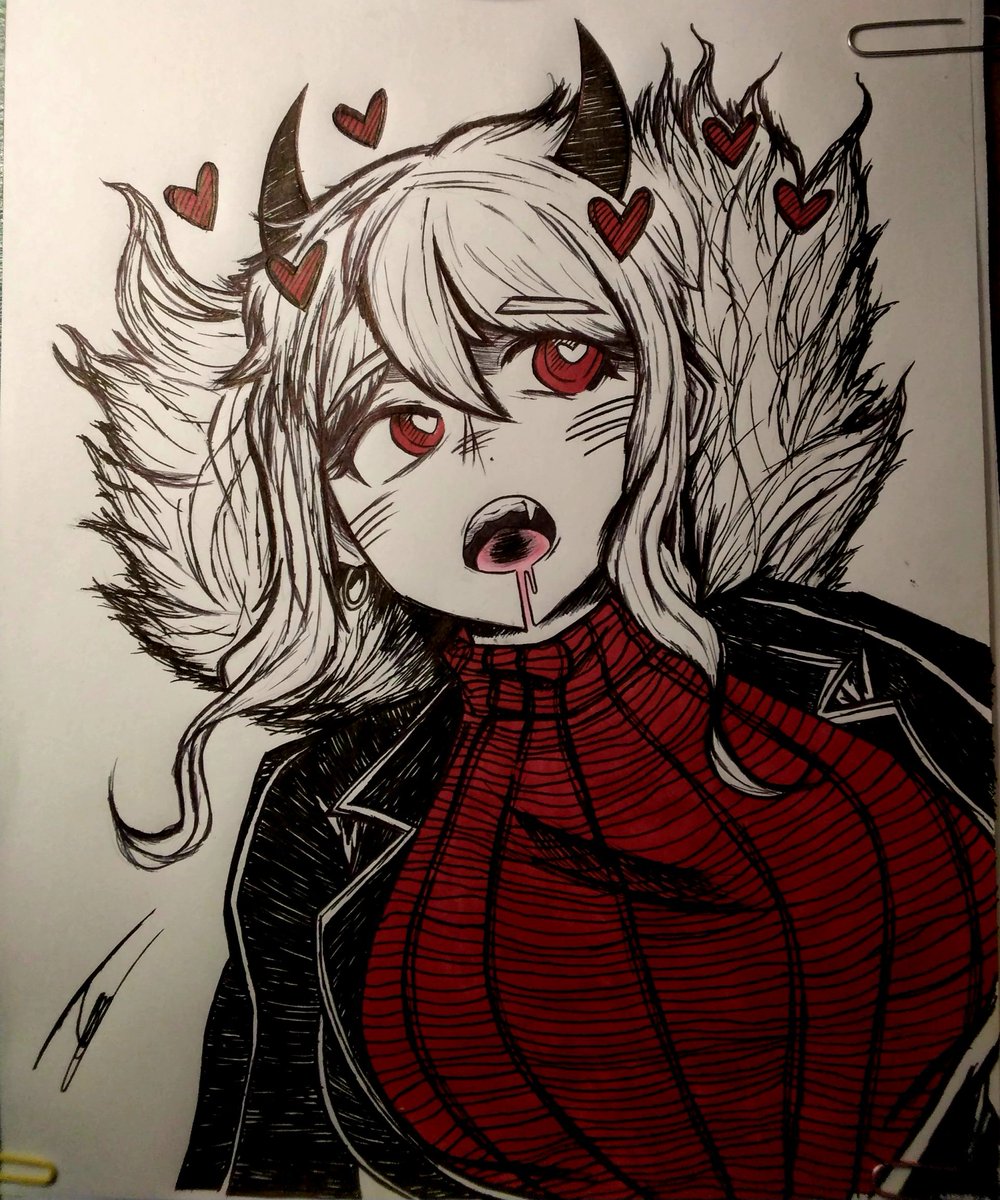 Francis34865361's tweet photo. ...Ok... Después de un largo tiempo (para mi) lo he terminado, esta idea me la dio @moosesknowyou Gracias amigo mio Besitos<3 Tal vez me tome un tiempo, no me he sentido bien necesito descansar
Los quiero a todos ustedes<3

❤️😡❤️

#helltaker #Modeus #drawing #aliceinchainsㅤㅤ https://t.co/dhM43UWn2d