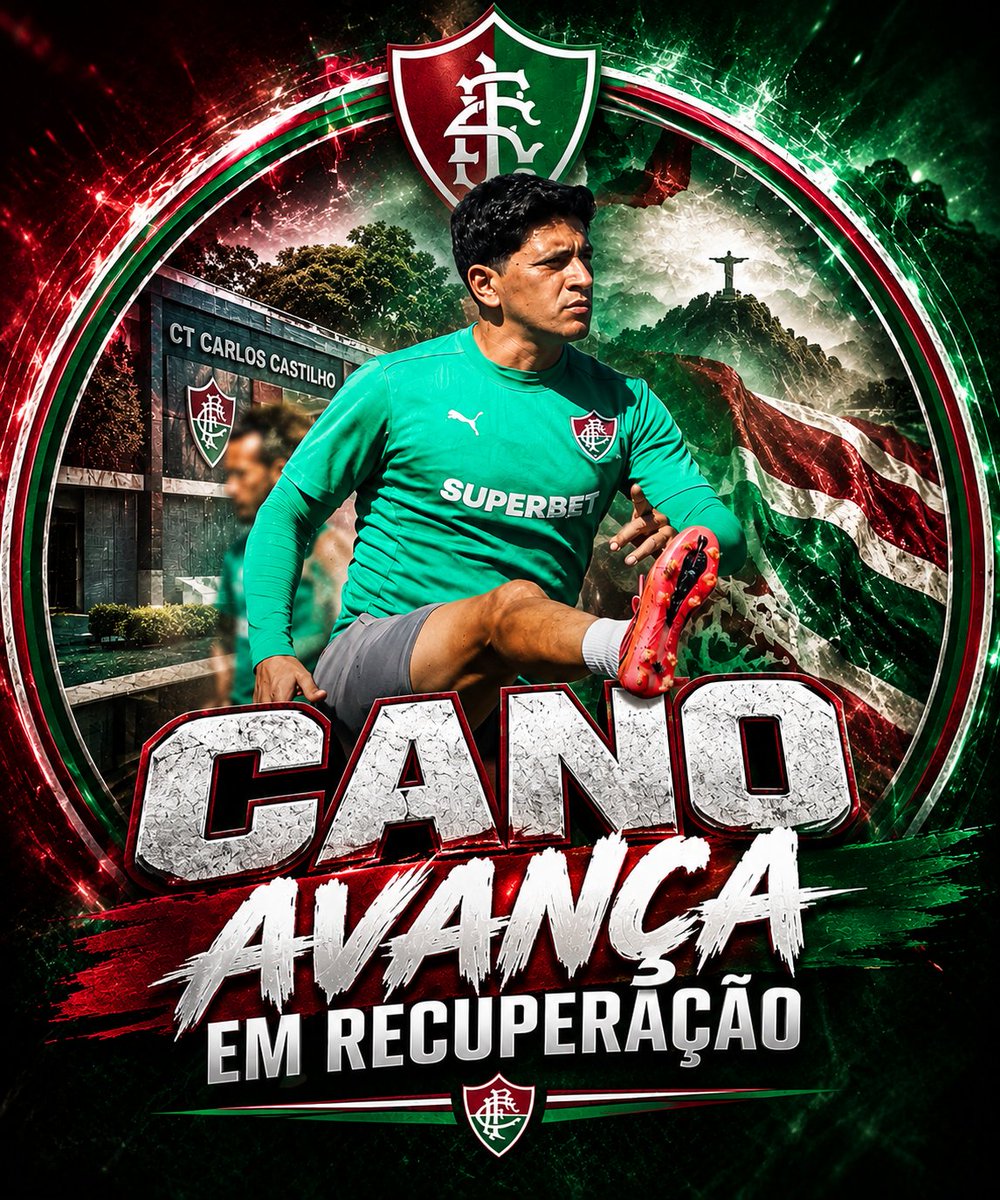 SerraTricolor's tweet photo. PERTO DE VOLTAR: Germán Cano avançou na recuperação da lesão grau 3 no músculo posterior da coxa direita e já voltou a trabalhar com bola no CT Carlos Castilho. A previsão inicial era de oito semanas fora, mas o atacante pode retornar antes do prazo. https://t.co/AtrOqbHpos