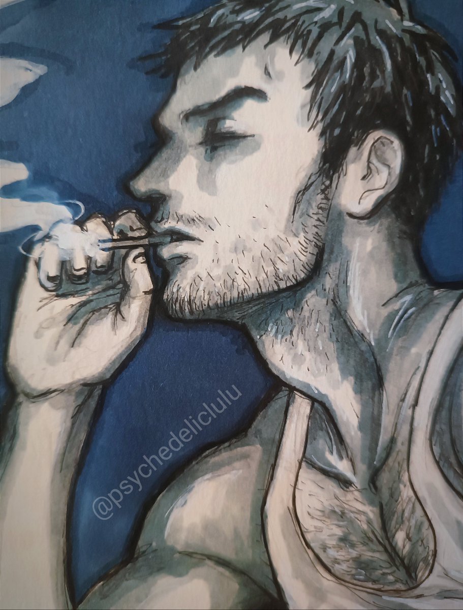 Invisibl3Muff1n's tweet photo. 💙🥃🗃️🚬🌫️✨

'Why bleeding is breathing
You're hiding, underneath the smoke in the room'

#persona4 #ryotarodojima https://t.co/dTg3IuSFb4