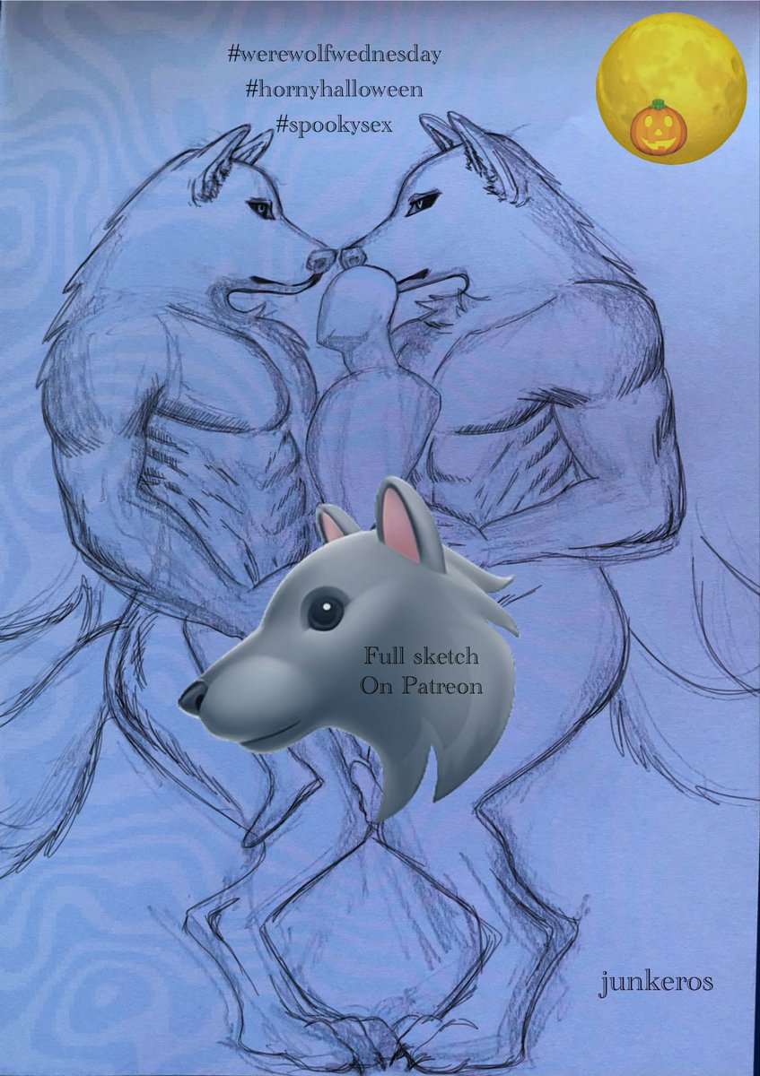 eros_junk's tweet photo. #werewolfwednesday #wolfwednesday #werewolf #werewolves #threesome #hornyhalloween #spookysex #nsfw #nsfwart #nsfwsketch #knotting #bara #furry #nsfwfurry #yiff #yaoi #hentai #halloweennsfw #halloween #halloweenporn #breeding https://t.co/x4vOYjlvim