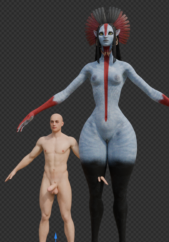 Smittt34's tweet photo. Always hate seeing art of Navi where they are similar size to Humans. NO make them bitches BIG! https://t.co/PyMUrhQeke