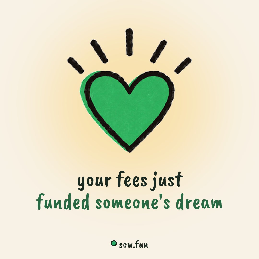 sowfunhq's tweet photo. @impixiecat the ones that fund a real loan every time someone trades 🌱 https://t.co/8eHJaVDJmH
