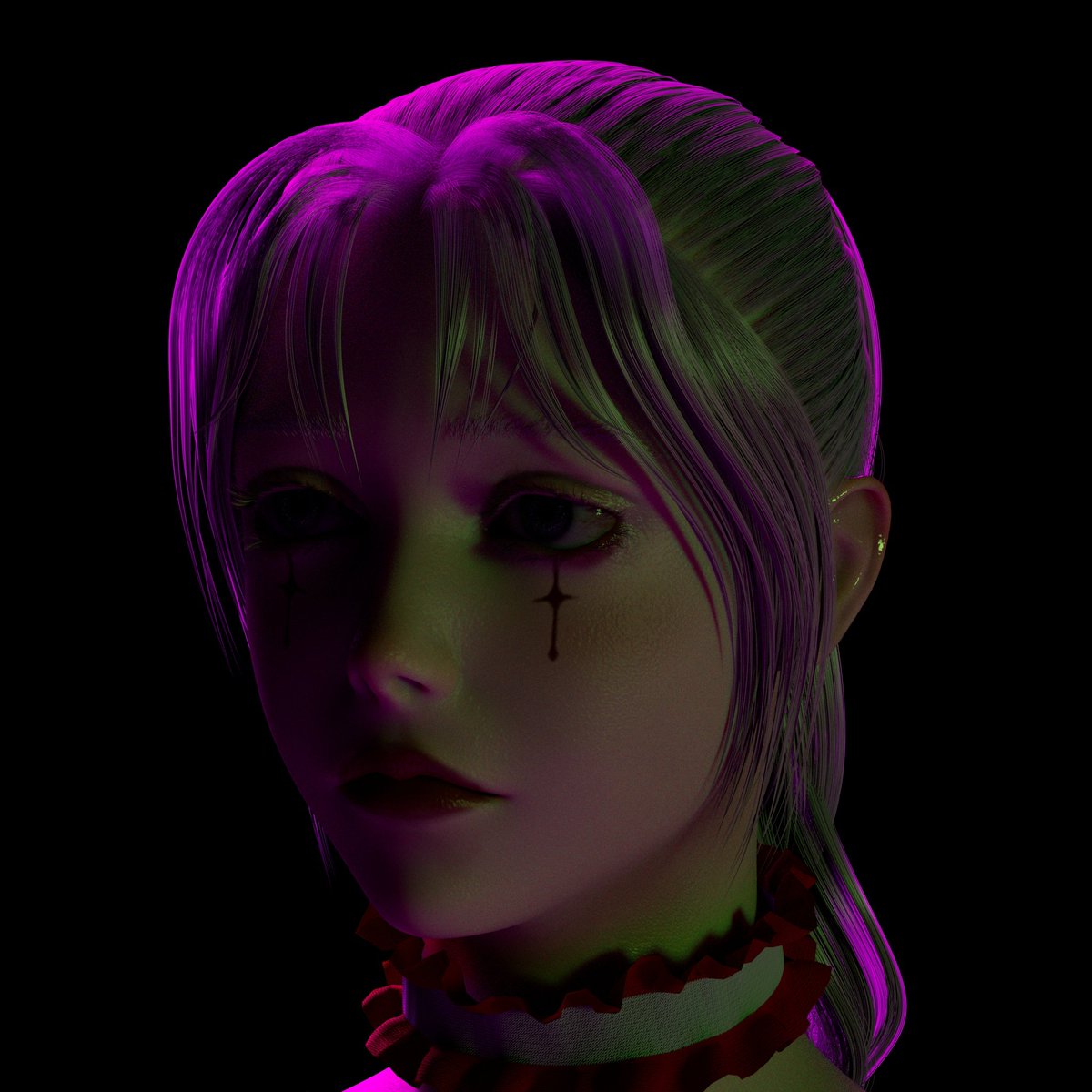 Noxenx_'s tweet photo. Hair is done 🪄

#3DArt #3DCharacter #DigitalArt #CharacterArt #3DModeling #digitalart #maya #Zbrush #xgen #blender https://t.co/QUhySEe7Pd