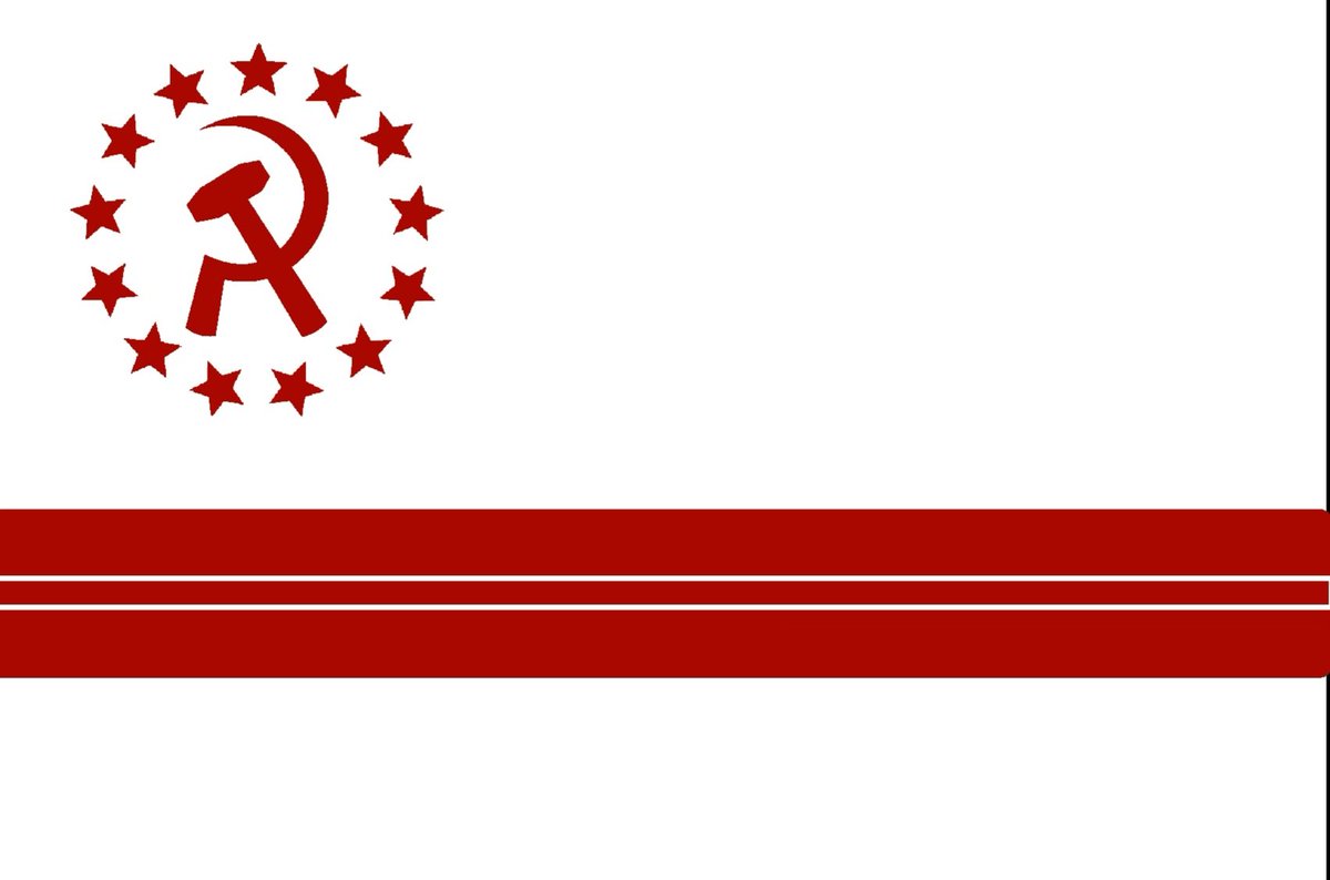 Blake_Rodgers_'s tweet photo. Here are some flags I made for a new socialist america.

What do y'all think? https://t.co/30hBNO5t5s