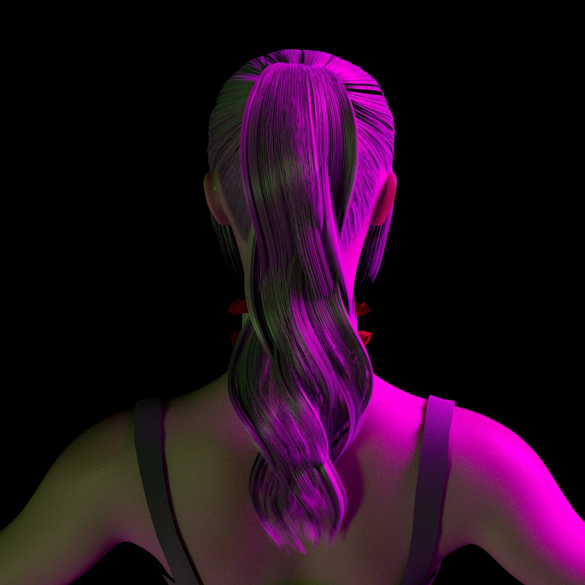 Noxenx_'s tweet photo. Hair is done 🪄

#3DArt #3DCharacter #DigitalArt #CharacterArt #3DModeling #digitalart #maya #Zbrush #xgen #blender https://t.co/QUhySEe7Pd
