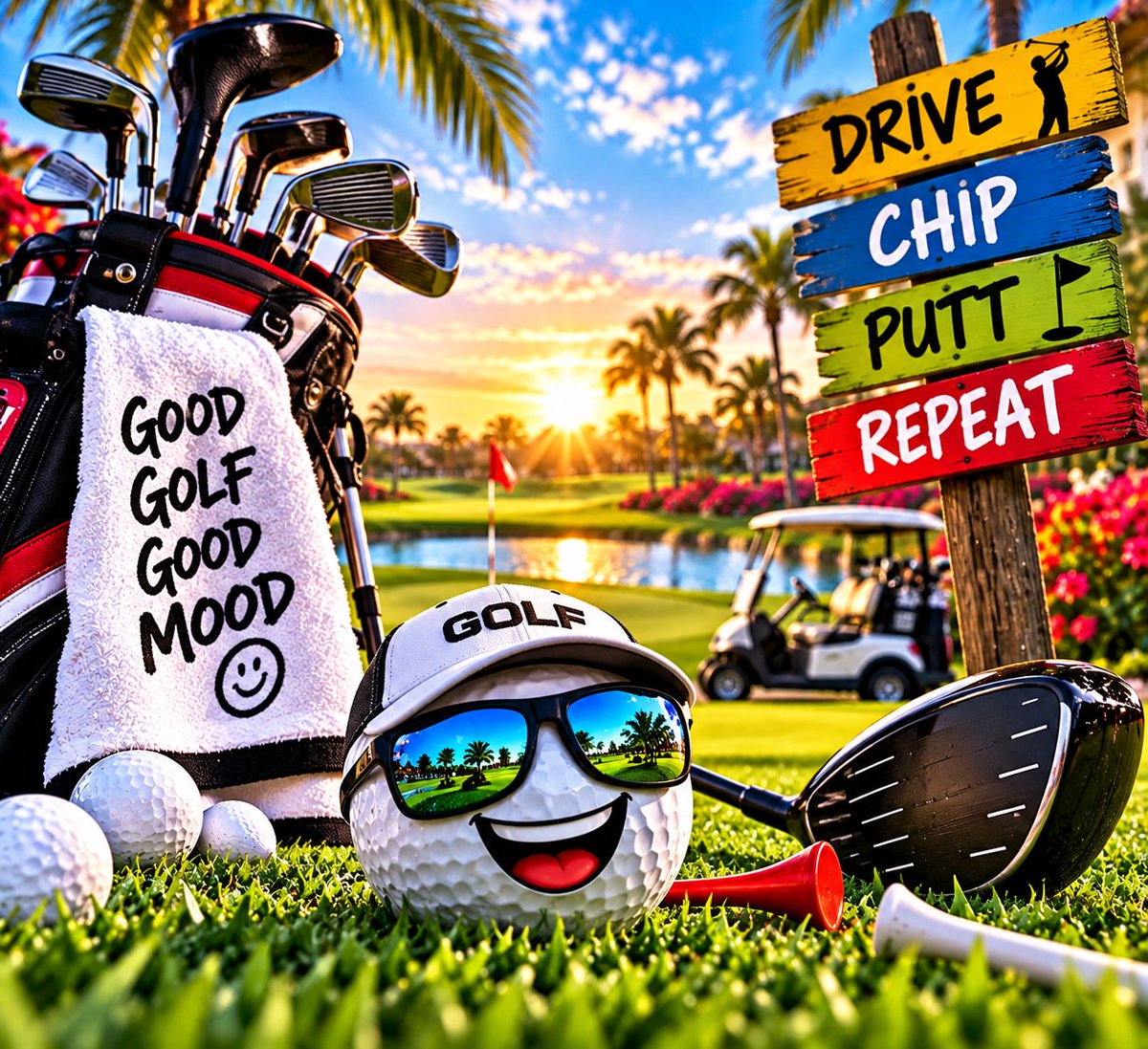 fanaticsfinds's tweet photo. Good golf. 😎

Bad golf. 😤

Lost three balls. 😂

Still coming back next weekend.

Golfers understand. ⛳

#GolfLife #GolfHumor #pga #livegolf #lpga https://t.co/I5Hev9xAfB