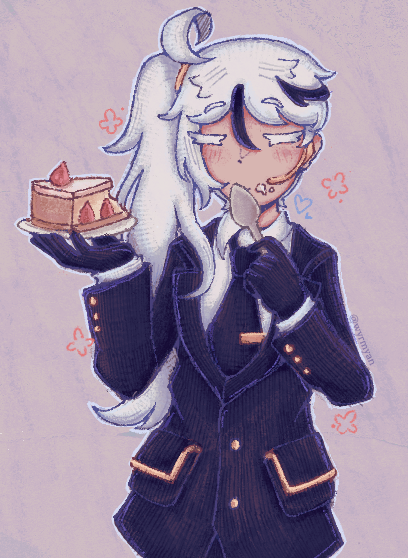 wyrmyan's tweet photo. yan deserves all the sweets in the world i think (he should share though i'm jealous) https://t.co/7o7BUY9JBP