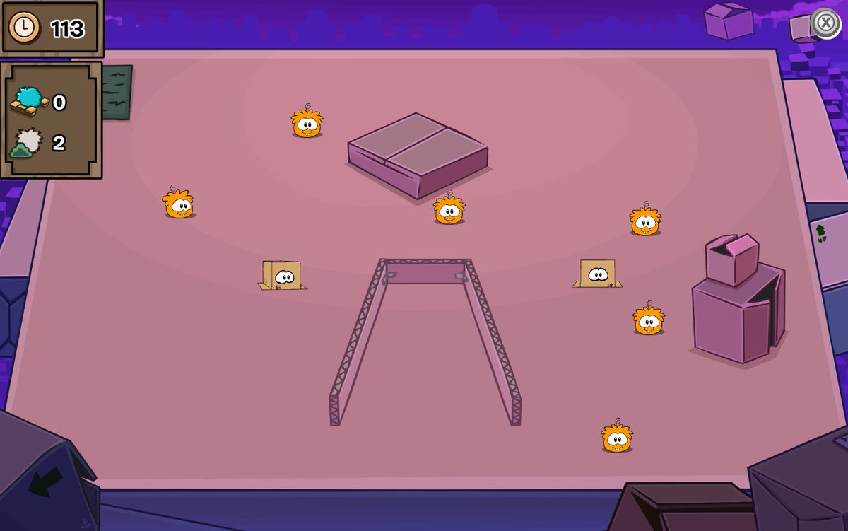 DimensaoPinguim's tweet photo. Agora vem a alegria! 🤩 

O novo Pega Puffle contará com novos cenários, fases, obstáculos, 12 SELOS NOVOS e puffles exclusivos para serem domesticados! ✨🥹

Estão ansiosos para jogar? Logo mais ele estará disponível na nossa ilha, aguardem! 🎉 https://t.co/X1PsBl4gmJ