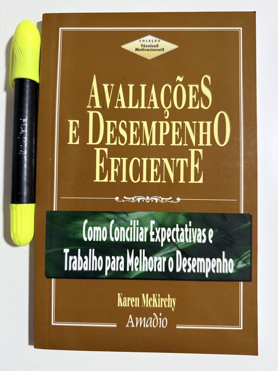 philipemb's tweet photo. Meta 2026 - 41 livros
Livro 29 de 41 concluído

Principais Pontos Importantes

1. Alinhamento e Conciliação de Expectativas
2. Avaliação como Ferramenta de Desenvolvimento
3. Prática do Feedback Contínuo
4. Identificação e Solução de Gargalos de Desempenho
5. Planos de Ação e Metas Individuais