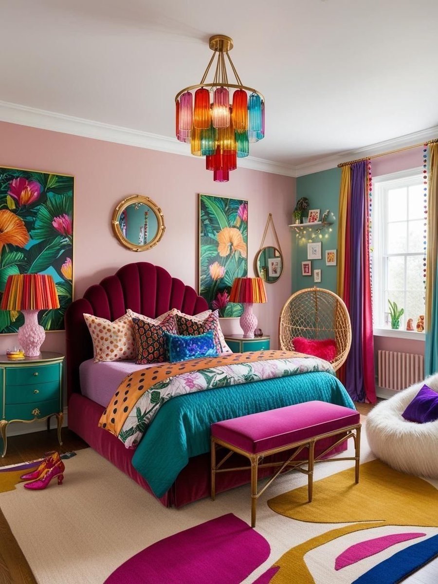 CharismaHomeDec's tweet photo. #DecorPoll
Which maximalist bedroom are you going with to add color, personality & comfort? Be sure to comment below to vote in our poll! π€πΈ
A. Artistic Inspired Bedroom (Left)
B. Floral Theme Bedroom (Right)
#bedroom #homedecor #colorful #maximalist #vote #poll #fun https://t.co/c3Cw1T8aBm