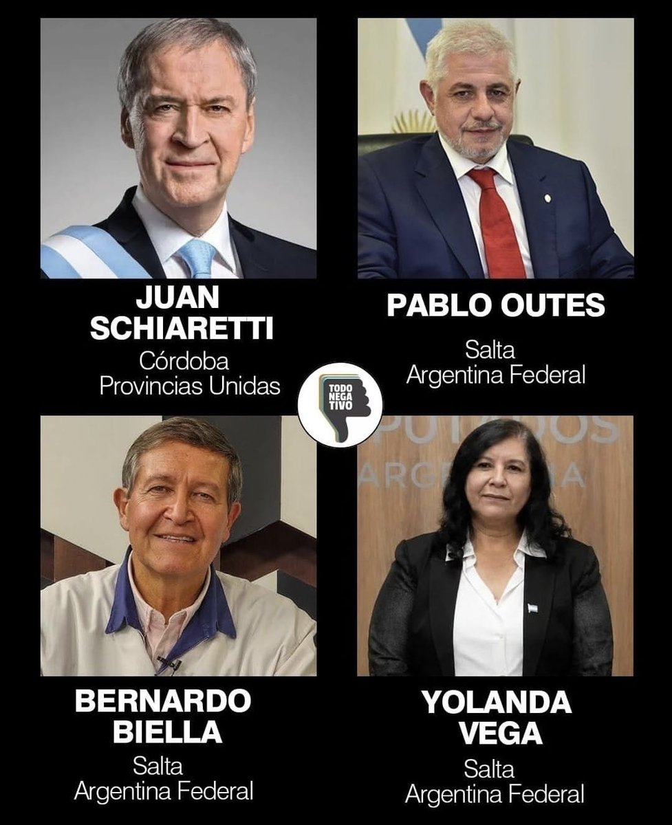 TodoNegativo's tweet photo. Uno por uno los nombres y las caras de los "indecisos" para la sesión del 15 de octubre en Diputados. De ellos depende que alcancen los votos para derogar el decreto 70/23 de Milei y no se rematen nuestras tierras a cualquier extranjero con plata. Sepan que los estamos mirando. https://t.co/rne1Ed670v