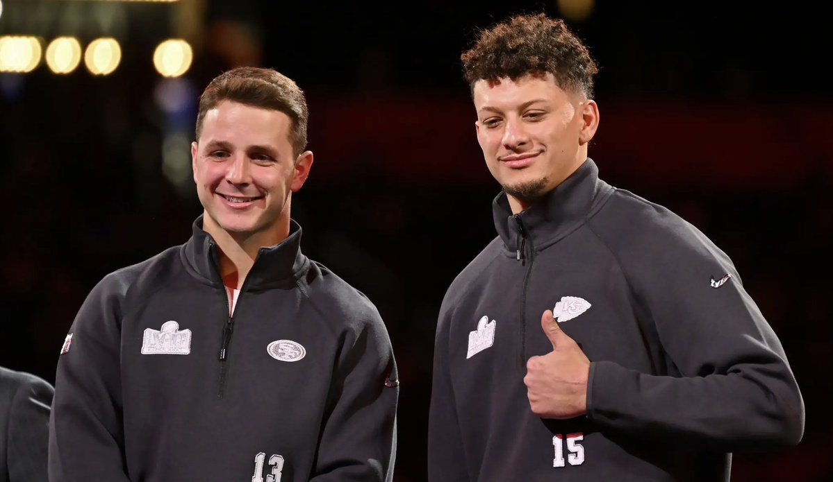 LombardiHimself's tweet photo. All-time NFL leaders in adjusted net yards per attempt (factors in sacks and INTs)...

1. Brock Purdy: 8.04
2. Patrick Mahomes: 7.39
3. Lamar Jackson: 7.32
4. Peyton Manning: 7.17
5. Aaron Rodgers: 7.16
6. Drew Brees: 7.19
7. Tom Brady: 7.06 https://t.co/4ZasFkiC7z