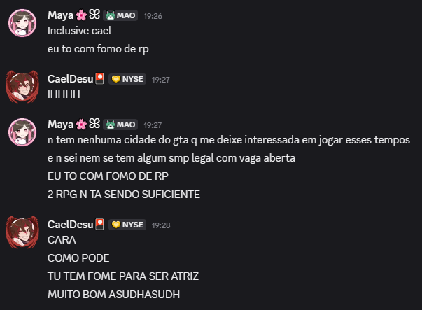 Maya_Tale's tweet photo. "O quanto você quer trabalhar com atuação?"

A esse ponto: https://t.co/0hzLz6GGzd
