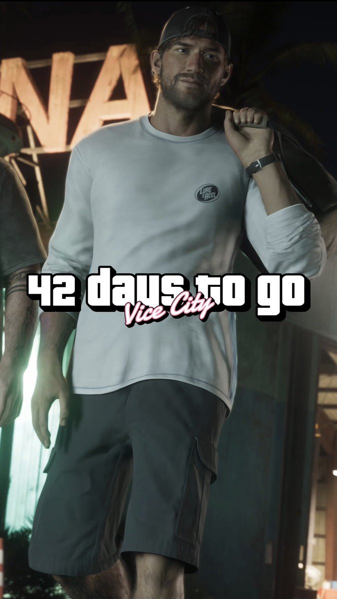 GTAVI_Rodion's tweet photo. GTA VI releases in 42 days:🌴 
Preloading in 35 days

#GTAVI #GTA6 #RockstarGames https://t.co/KKtXG3v56f