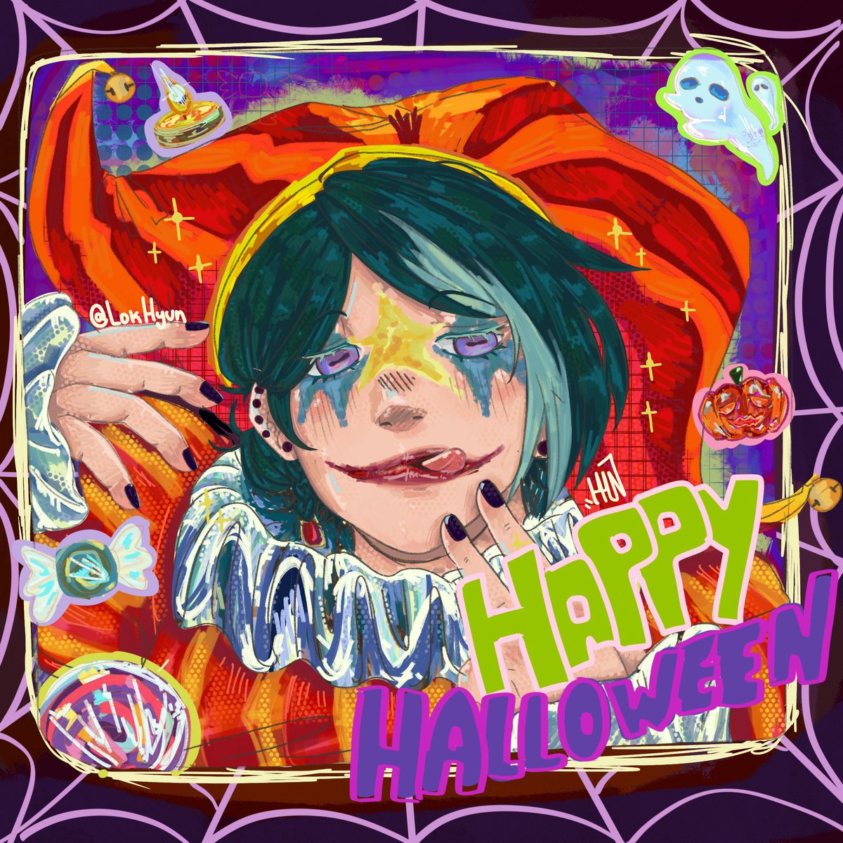 HyunLok915's tweet photo. Nikola Tesla and Loki Halloween Icons! 

#loki #ror #RecordofRagnarok #nikolatesla #shuumatsunovalkirye https://t.co/vsTMSKjlOl