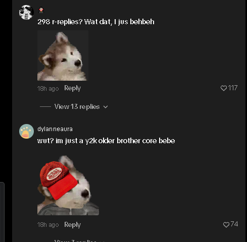 BestofZachonpf's tweet photo. This bebeh meme is going giga viral on tiktok,

I'm seeing people saying bebeh all over my tiktok comment sections. 

 Its a super cute dog  and people are posting it  saying
 I just beheh etc. 

The word itself is also viral send it 
https://t.co/SdOnxH1kxI 

https://t.co/p3rquBBNqY