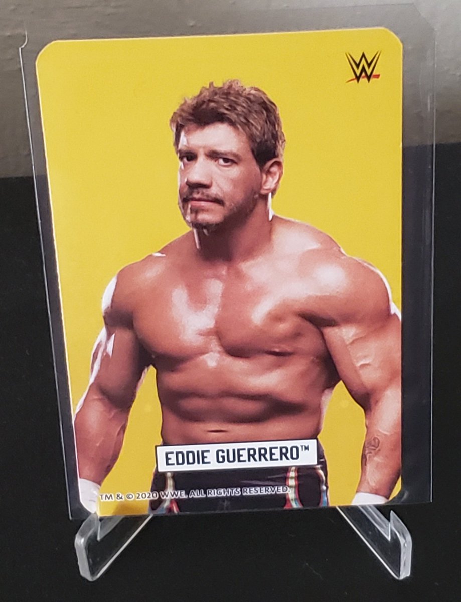 SWF_YouTube's tweet photo. #wrestlingcardwednesday

Here's some LATINO HEAT 🔥🔥🔥 !!!

- Ravensburger WWE Legends Royal Rumble Eddie Guerrero cards

* 2023 Panini Prizm WWE:

- Legends of the Hall #20 Under Card Prizm

- Prizmatic Entrances #4 Under Card Prizm

#wrestlingtradingcards
#wrestlingcards https://t.co/w05wIzx3c5