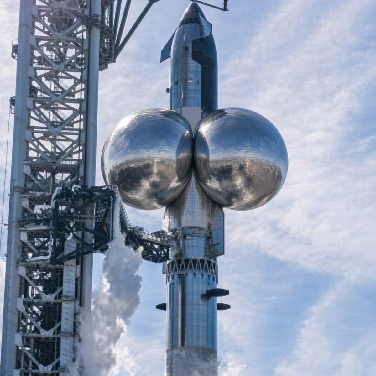 Goonify_Fun's tweet photo. @elonmusk @xenocosmography tits = Twin Integrated Tank Stack — structural, not decorative. Allegedly. https://t.co/bTNzqvhST0