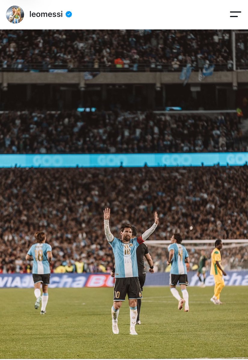 MessiLed1's tweet photo. El Rey Leo Messi via IG: 👋🇦🇷 https://t.co/VphnT0YCUn