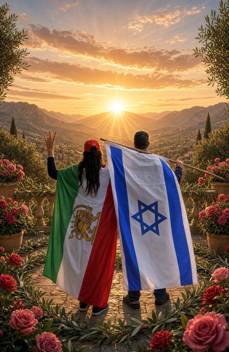 Mozho_M's tweet photo. The eternal bond built by Cyrus the Great is unbroken. Soon, with a Free Iran under Crown Prince Reza Pahlavi, we will sign the Cyrus Accords and bring back peace, love, and friendship to the world.🕊️
Am Yisrael Chai 🇮🇱
Payandeh Iran 🇮🇷
#October7
#UNFORGOTEN
#KingRezaPahlaviForlran
@IDF @IDFFarsi @netanyahu
@IsraelPersian