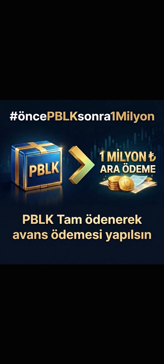 EsranurTukac's tweet photo. "Önce ara ödeme  1 milyon sonrası sonra" diye bir açıklamayı asla kabul etmiyorum PBLK alacaklıdır takas kesinliği ilkesini ihlal etmeyin

#öncePBLKsonra1Milyon

@spkgovtr 
@_cevdetyilmaz 
@abakingurlek https://t.co/LmJMtyDO6e