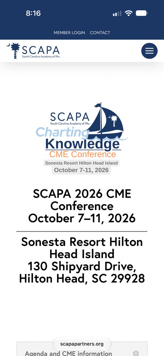PAsofSC's tweet photo. Today’s the day! We’re excited to have you join us in Hilton Head. Unable to make it in person? Check out our website for virtual registration options! https://t.co/t80in5YB3T