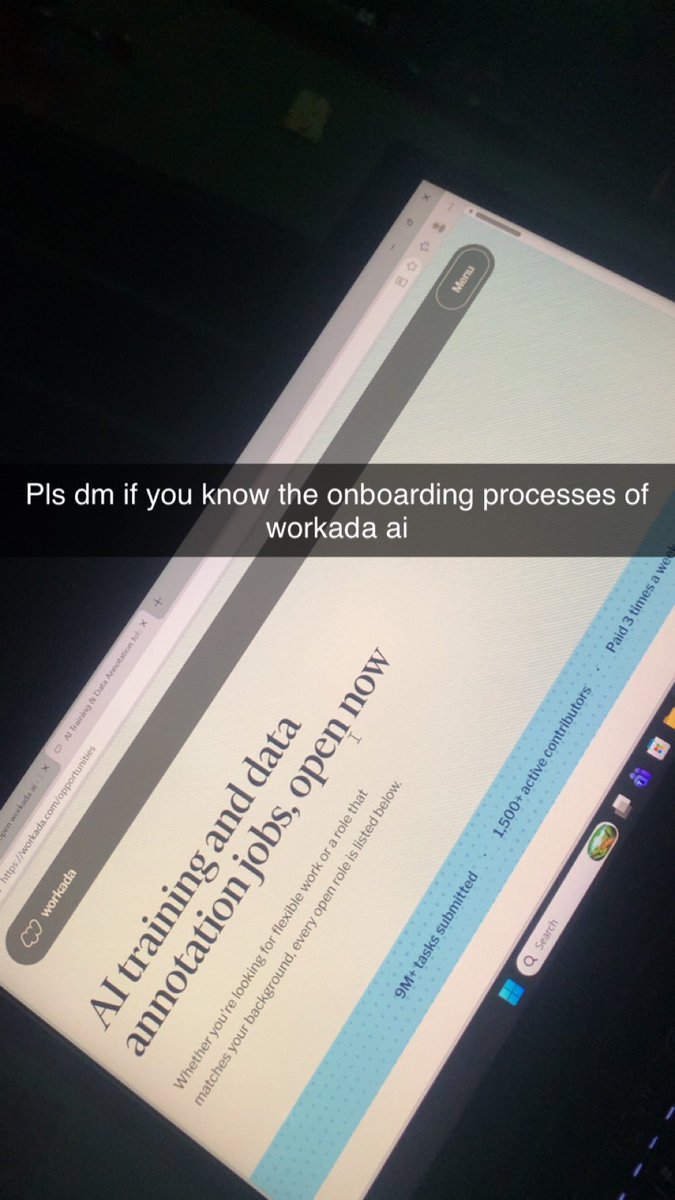 realboyBK's tweet photo. Pls DM if you know the onboarding processes of workada ai. https://t.co/Dug6MRt4sO