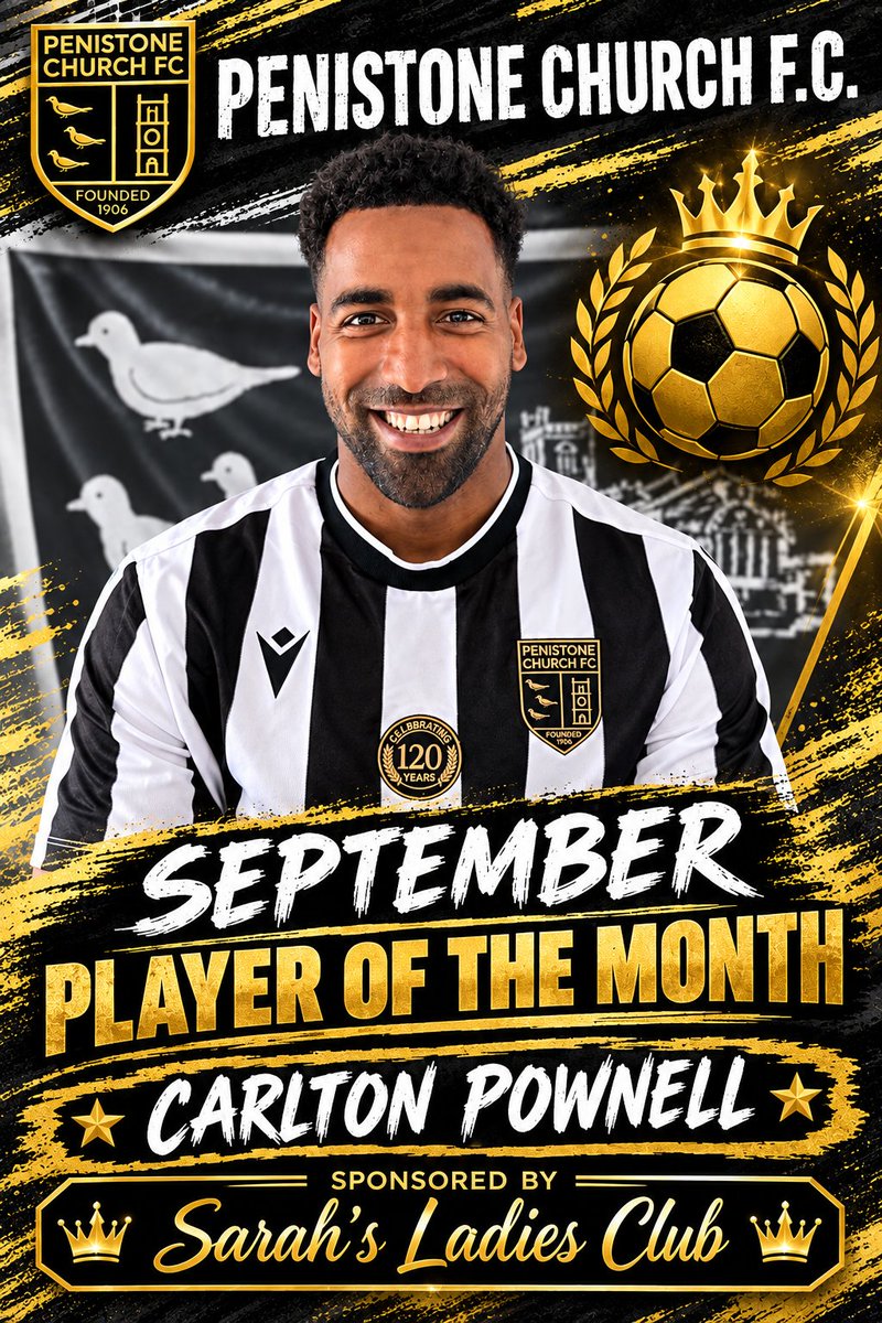 pcfc1906's tweet photo. A massive congratulations to @Carlton_Jerome1 who, with 57% of the vote, is your September Player Of The Month.

Some outstanding performances throughout the month, and thoroughly deserved 👊💪 https://t.co/tOF8prnHQf
