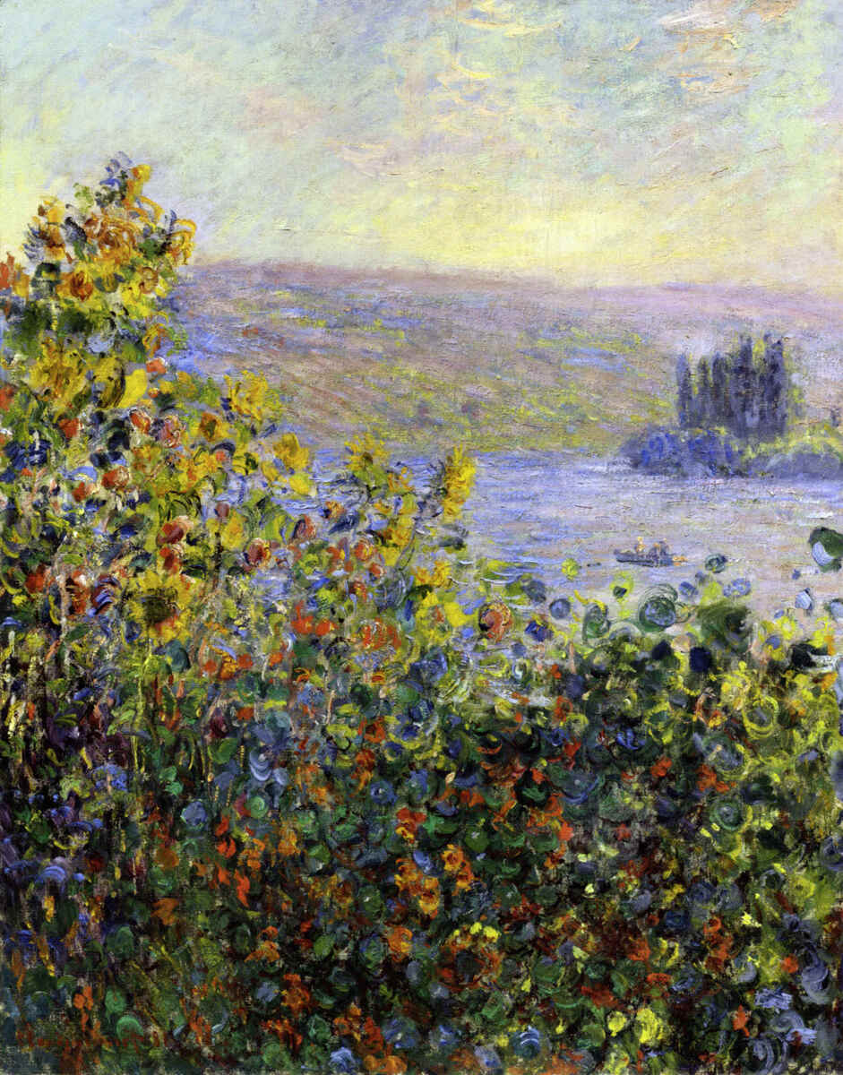 artistmonet's tweet photo. Flowers Beds at Vetheuil - 1881 #artbots #monet https://t.co/5k3LnkNTh3