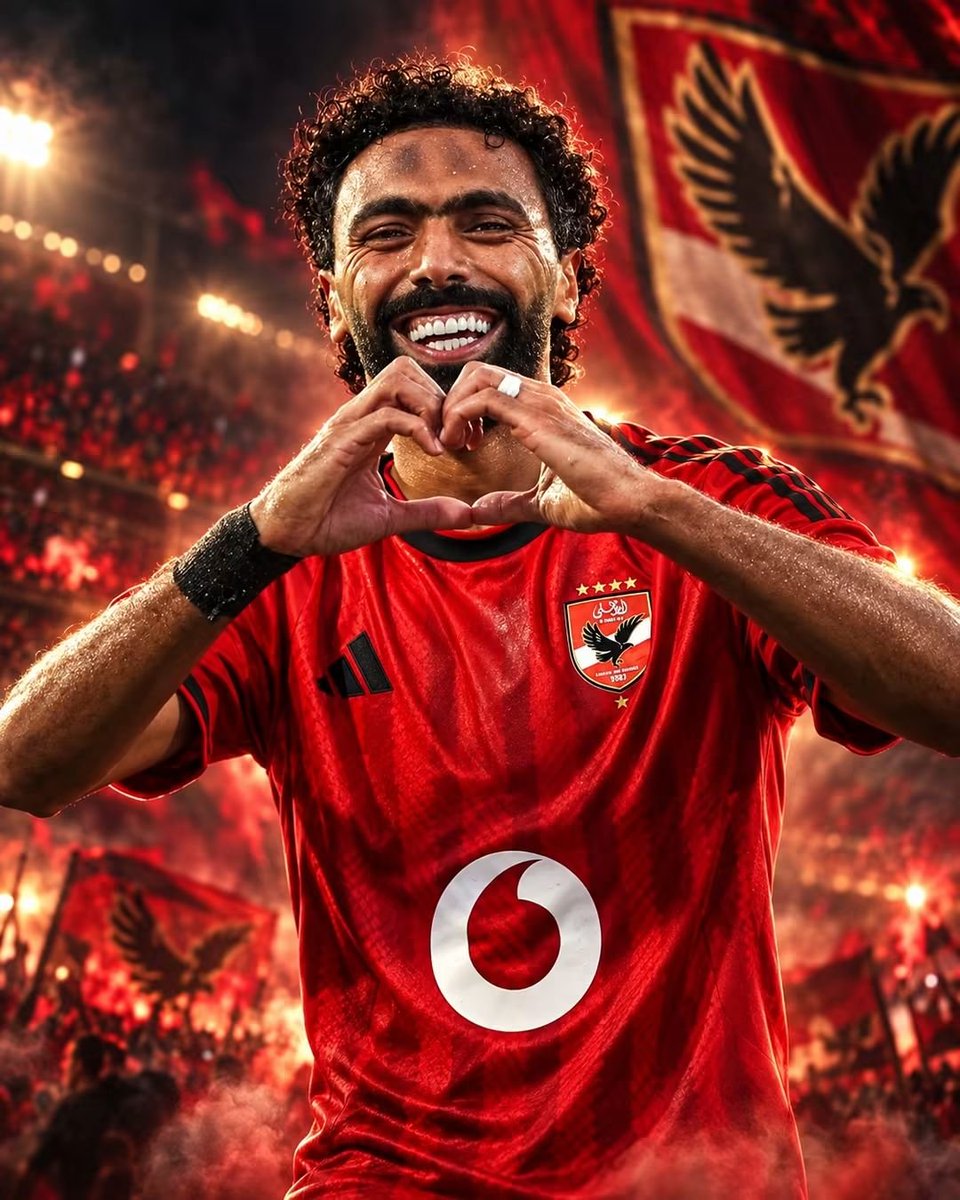 ElAhlyToDay74's tweet photo. لما بيكون في الملعب شكل الأهلي بيبقى حاجة تانية .. أسطورة يا حسين ❤️👑 https://t.co/L3es6y8YQh