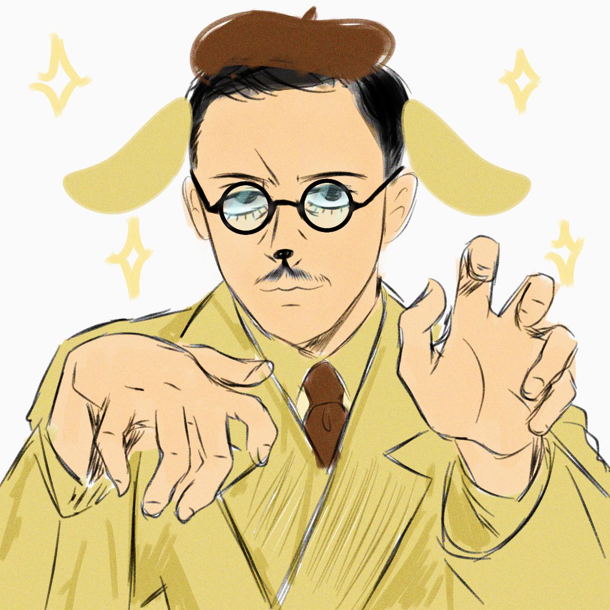J0SDOLF's tweet photo. Stupid messy Himmlwr art happy birthday my dude https://t.co/HhDPQY2Yeu