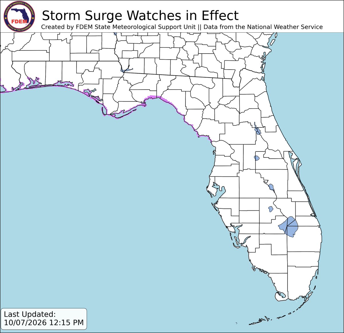FLSERT's tweet photo. 🚨 10/7: Tropical Storm #Isaias may bring significant impacts to portions of the Florida Panhandle & Big Bend.

Multiple watches are in effect:
⚠️ Tropical Storm Watches: Coastal Franklin, Coastal Jefferson & Coastal Wakulla

⚠️ Hurricane Watches: Bay, Coastal Escambia, Coastal Okaloosa, Coastal Santa Rosa, Gulf & Walton

⚠️ Storm Surge Watches: Bay, Dixie, Escambia, Franklin, Gulf, Jefferson, Okaloosa, Santa Rosa, Taylor, Wakulla & Walton

Residents in areas expecting impacts should prepare now & continue monitoring the latest forecast.