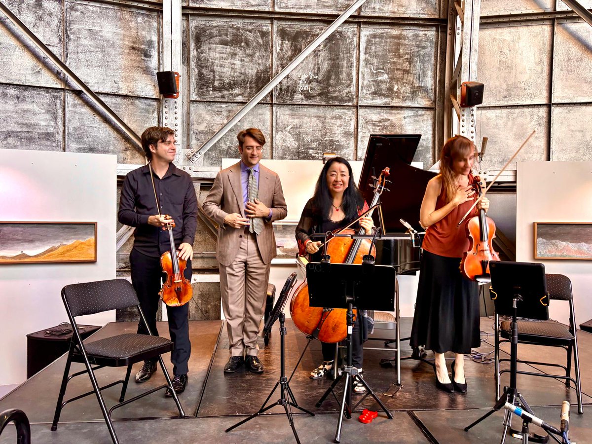 MtWilsonObs's tweet photo. What a way to close out the season! A sold-out crowd filled the 100-inch dome for our final concerts of 2026, ending the afternoon on their feet, cheering the piano quartets. Thank you to our musicians, audiences &amp; Artistic Director Cécilia Tsan. See you in the dome in 2027! https://t.co/ojzNMnAFDW