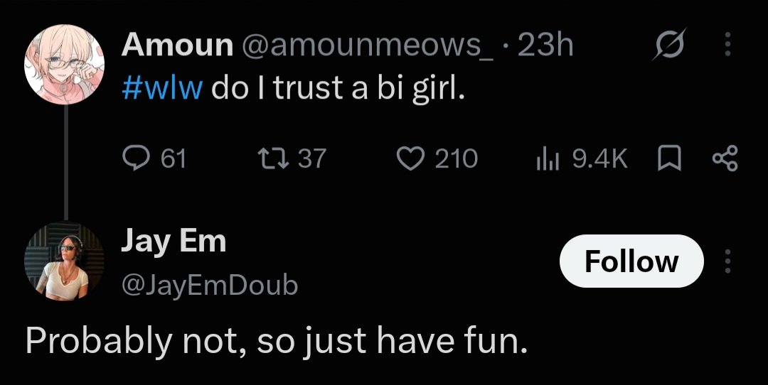 femmedreamz's tweet photo. And I better not see any of you posting "It's okay to be bisexual" because it's clearly not okay to you people 😭 https://t.co/bYyunR4mRu