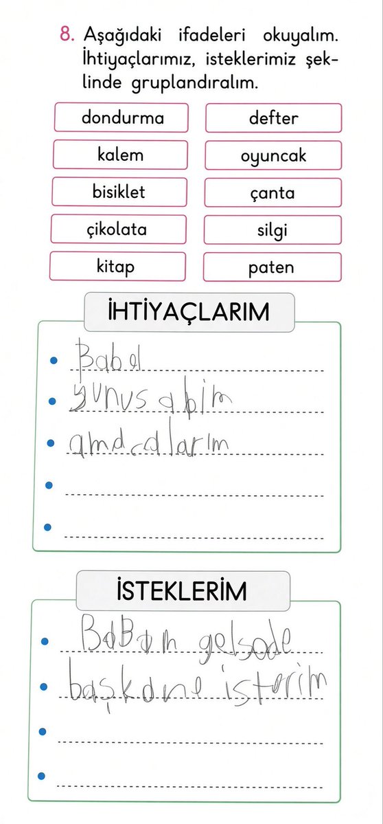 otekicocuk_x's tweet photo. AİHM kararlarının " hak ihlali" saydığı gerekçelerle hapiste tutularak evlatlarından ayrılmış babalar var.

Babası cezaevinde olan bir çocuğa hayat bilgisi dersinde istekleri sorulunca:
" Babam gelsin daha ne isterim" diyor.
@jalenursullu 

DijitalSansüre Hayır https://t.co/4fO1Rzo6uO