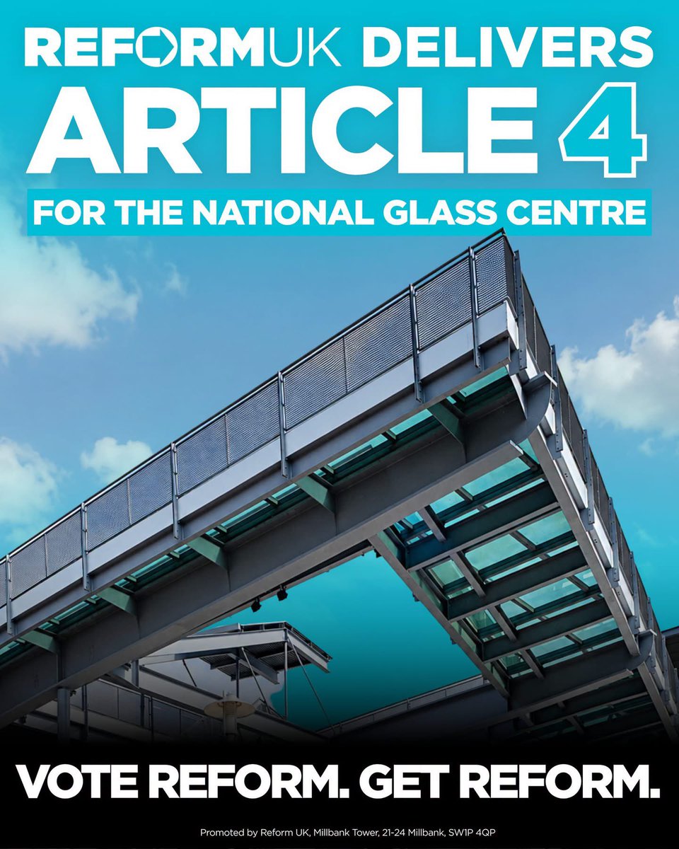 CllrChrisEynon's tweet photo. For years, under Labour, the future of the National Glass Centre was allowed to slide from uncertainty, to closure, to the very real prospect of demolition. The University first announced plans to leave the building in 2023, and by December 2025 was formally progressing towards demolition. 

In a matter of months, my administration has acted. We have pursued the evidence, backed protection through an Article 4 Direction, and worked alongside the campaigners who have fought relentlessly for this building.

Today is not the end of the fight, but it is a major change in direction.

My congratulations and thanks go to everyone who refused to give up on the National Glass Centre.

Sunderland’s heritage will always be worth fighting for.
