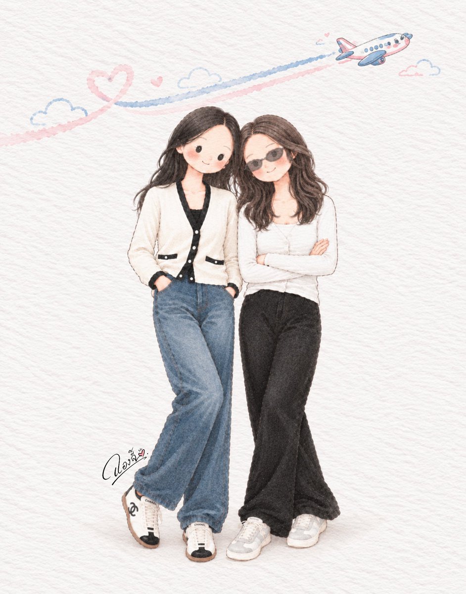 angelineluvlmsy's tweet photo. Safe travels, girls! ✈️🫶🏻
Have a wonderful time ahead! 💕
#LMSY #ลูกหมีซอนญ่า
#LMlookmhee #SonyaSaranphat
#LMSYinStyle https://t.co/JOW0OvjnF0