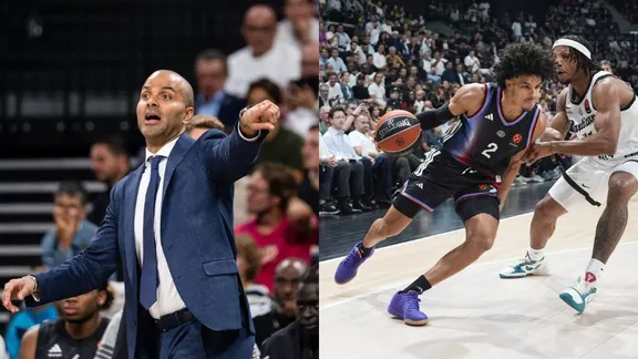 fedetoral's tweet photo. Desde las 15.45 los esperamos con el duelo francés en @euroleague 

Paris Basketball vs Asvel juegan en el Adidas Arena. Los dos llegan con el mismo record (1/2).

Un partido con mucho ritmo que promete.

Junto a @abruperezh estamos en @DSports (612-1612) y en Flow (110) https://t.co/2VabbJwmR5