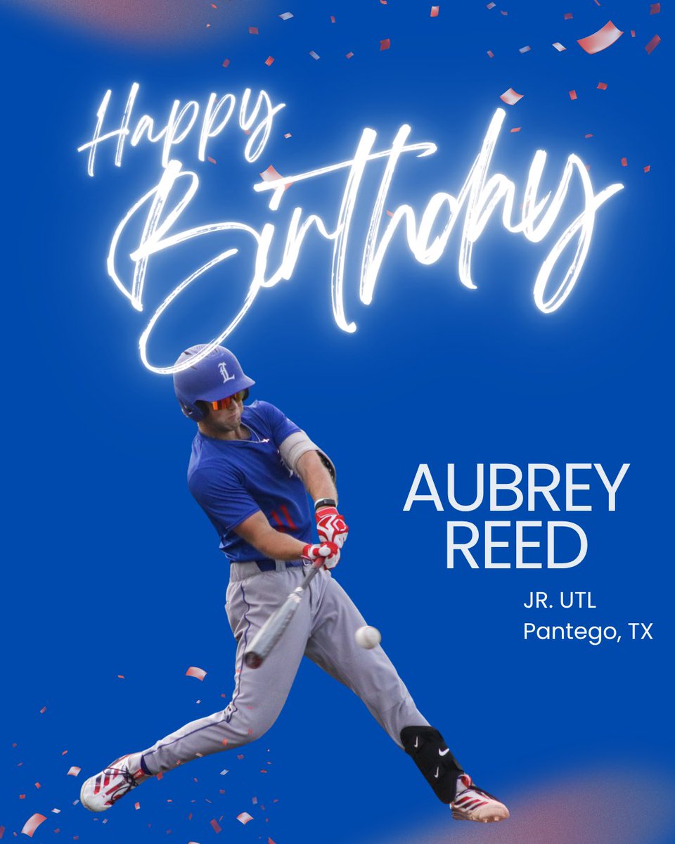 LCU_Baseball's tweet photo. Happy Birthday Aubrey! https://t.co/ous6ywn3Y0