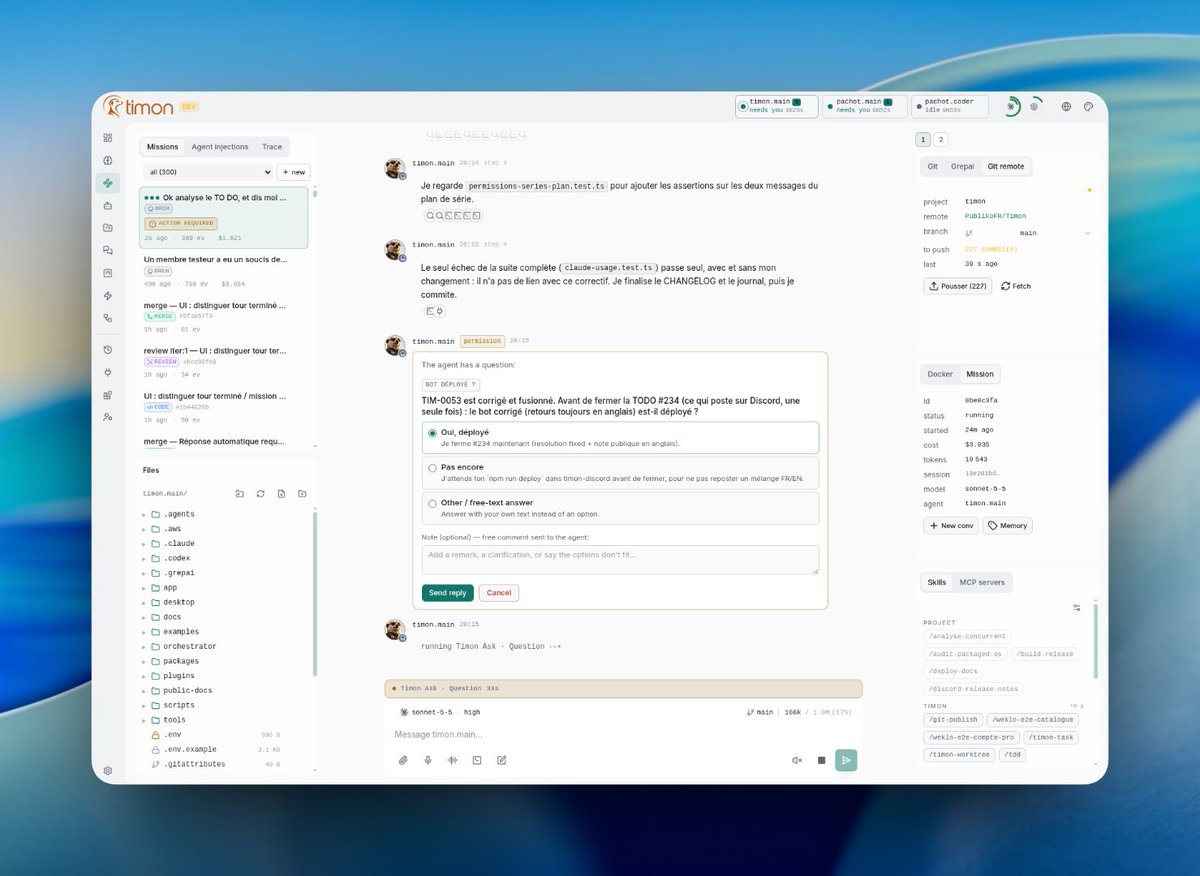 ai_timon's tweet photo. One clean interface to rule them all ����
Try the app on https://t.co/3SGmsg033k https://t.co/3EtVMjv5Qd