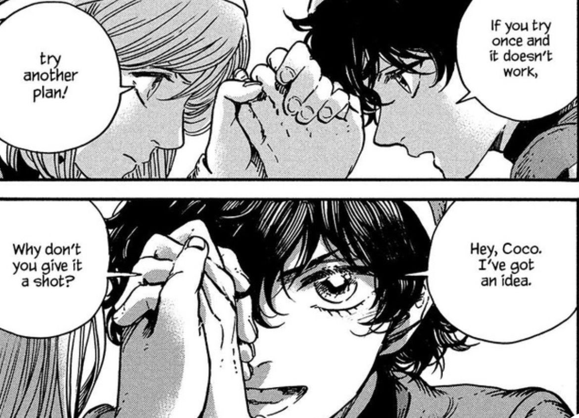 jjey_ys's tweet photo. Agott hold coco's hand when she feels her about to slip away and to ground her https://t.co/7e45Q75Hux