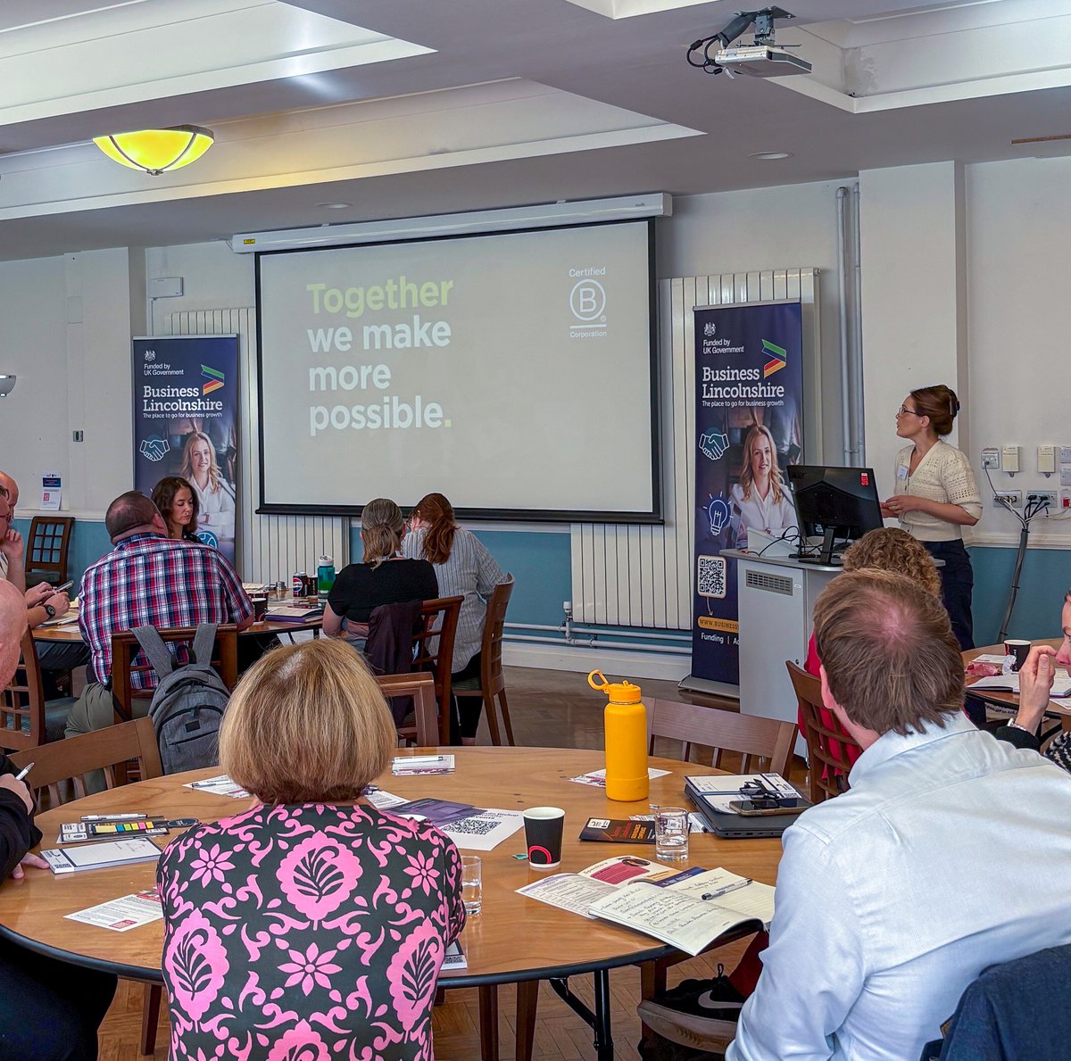 HelpMeRuddocks's tweet photo. Thank you to @BusinessLincs for the opportunity to speak at the Social Economy ‘Good Business’ Conference 2026! 

Our Marketing Manager, Nikki, spoke about our B Corp journey and how other businesses can become certified as well 😊 https://t.co/JINB9HKVIZ