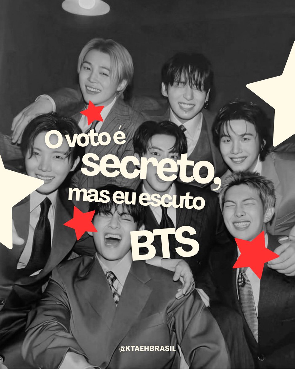 ktaehbrasil's tweet photo. O voto é secreto, mas as músicas que a gente escolhe ouvir também podem dizer muito sobre aquilo que acreditamos.

↳ A música pode entreter, mas também pode incomodar, questionar e transformar. O BTS sabe disso. https://t.co/gmkCGamWds