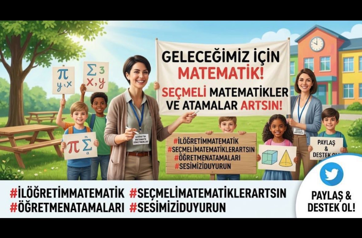 matematikii6's tweet photo. Matematikte sağlam bir temel, ilerleyen yıllardaki başarının anahtarıdır. Bu nedenle seçmeli matematik derslerinin yeniden müfredata kazandırılmasını istiyoruz. @YilmazzGuney @meb_ttkb @Yusuf__Tekin @mahmudinan @cemgencoglu #imösecmelimatgelsin https://t.co/H0vJnO3mnR