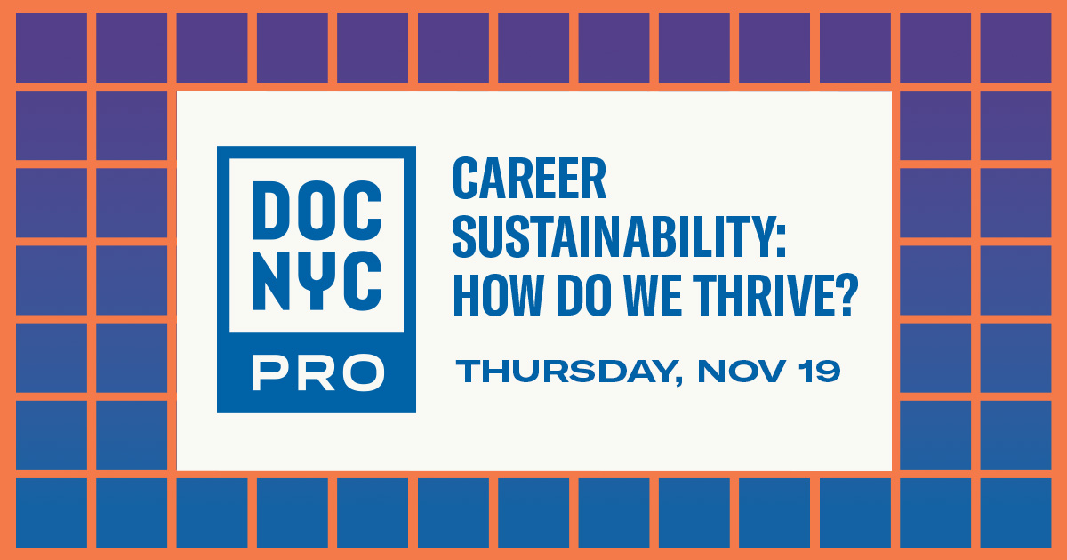 DOCNYCfest's tweet photo. Nov 19 at DOC NYC PRO: brand partnerships, multiple storytelling forms, and a live strategy session on funding your doc. The last day of the conference, all about building a career that lasts.

Get your tickets: https://t.co/K5sBsGwszo https://t.co/f9gm5tXMG8
